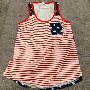 RWB Tank Top w/ Pocket
